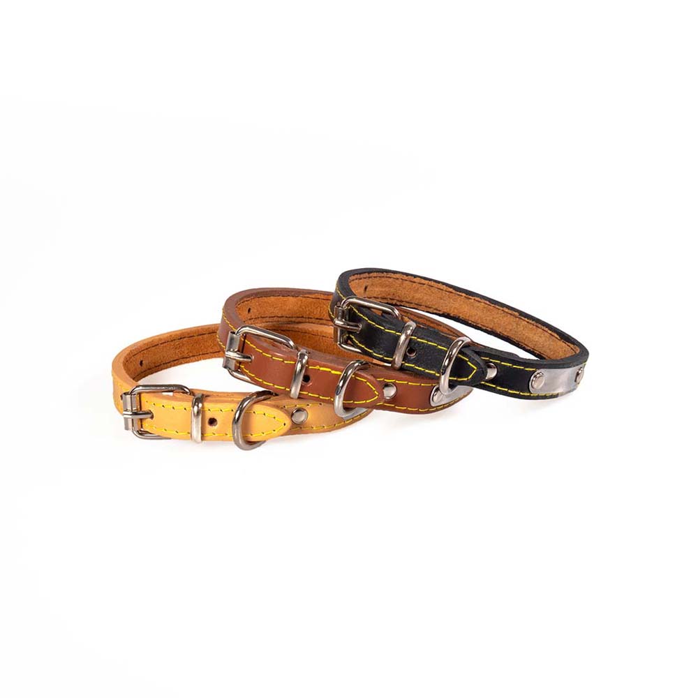 Funky Pet Dog Collar with Lining Medium 41cm - 1.6cm