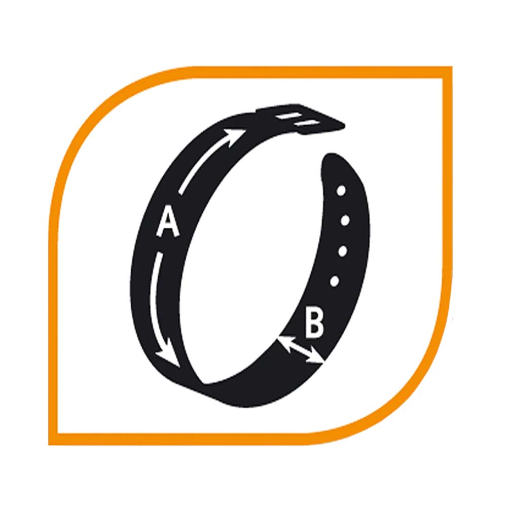 Ferplast Daytona Dog Collar C25/45 Orange