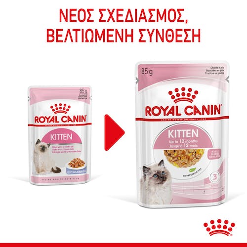 Royal Canin Wet Kitten jelly τροφή για γατάκια 85gr
